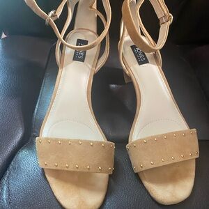 Jones New York Beige Studded Sandals